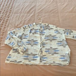 Flynn Skye tie front top